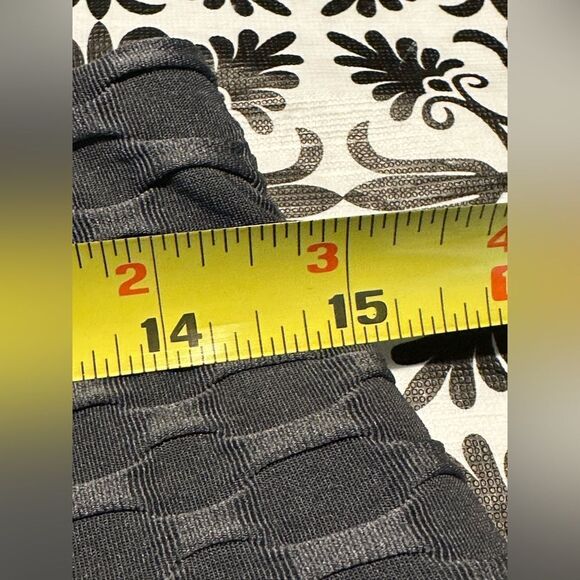 New Mix - Womens gray textured plus size butt lifting leggings - Picture 7 of 9